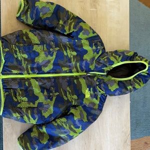 The North Face camo/grey reversible winter jacket